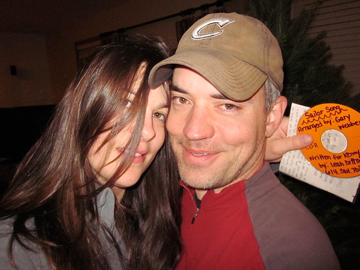Matt and Leah with CD